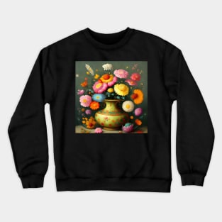 Kadupul Flowers Kadupuls Floral Arrangement Vibrant Mother Mom Art Gift Crewneck Sweatshirt